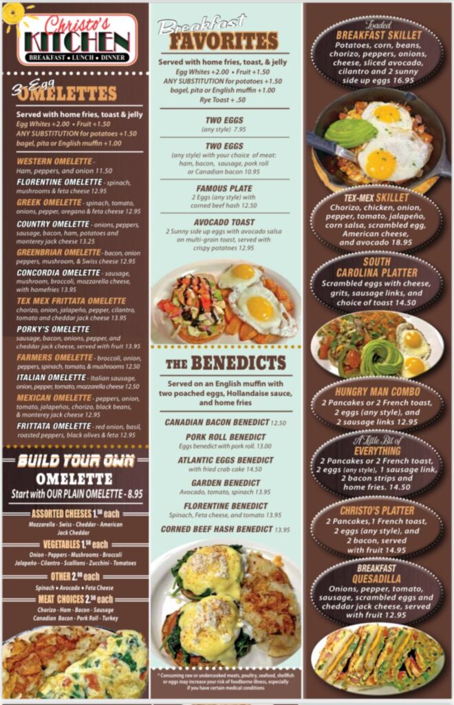 Christos Kitchen Menu 4